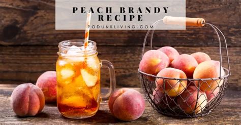 Best Homemade Peach Brandy Recipe (Easy Recipe) - Podunk Living