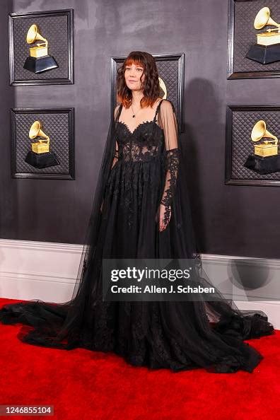 65th GRAMMY AWARDS Molly Tuttle at the Red carpet arrivals at the... News Photo - Getty Images