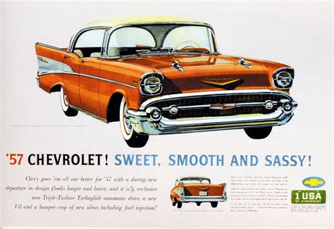 1957 Chevrolet ad Classic Chevrolet, Chevrolet Bel Air, Vintage Ads ...