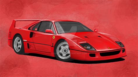 Sketch of a Ferrari F40 | drawingpat by golferpat on DeviantArt