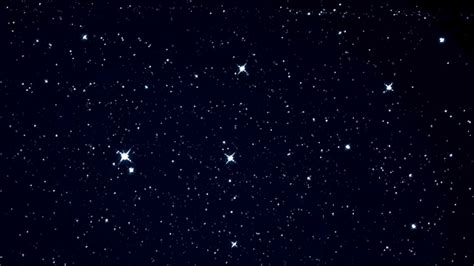 the night sky is filled with stars