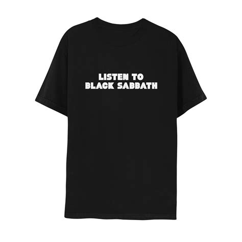 Listen To Black Sabbath T-Shirt – Black Sabbath UK