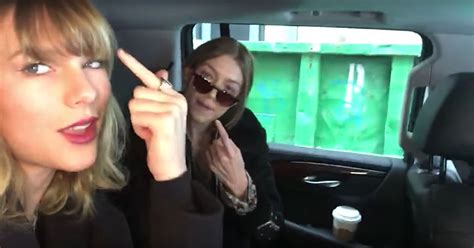 Watch Taylor Swift and Gigi Hadid Carpool Karaoke to "I Don't Wanna ...