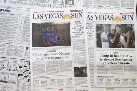 Las Vegas Review-Journal Las Vegas Sun newspaper JOA Joint Operating ...