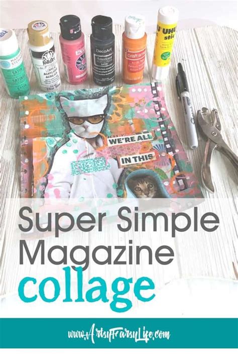 Easy Magazine Collage Ideas With Just Simple Supplies! – Artsy Fartsy Life