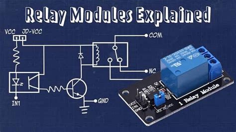 Relay Module Circuit and Components