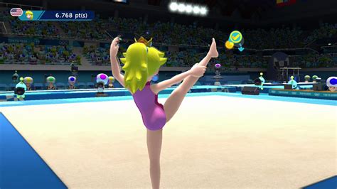 Mario and Sonic at the Tokyo 2020 Olympic Games- (Gymnastics- Peach) - YouTube