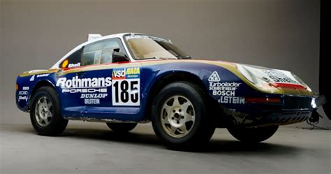 This Historic Porsche 959 Paris Dakar Racer Is Getting Ready For A New Life