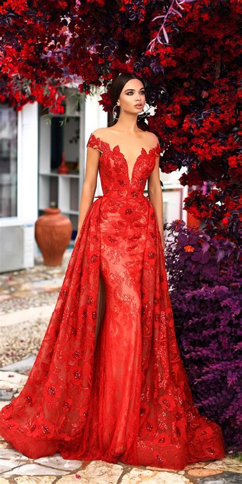 [2024] Red Wedding Dress Meaning + 30 Styles | 👗👰