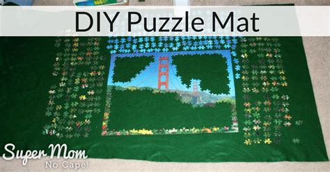 DIY Puzzle Mat - Super Mom - No Cape!