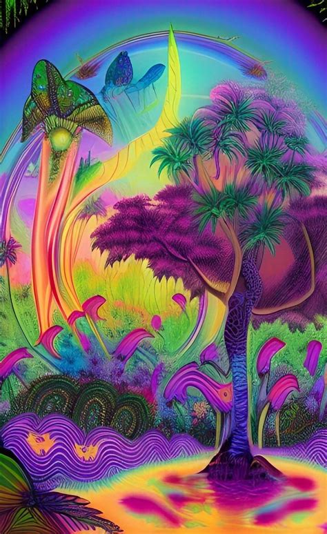 Garden of Eden | Artificial Intelligence Art Wallpaper Inspiration, Ink ...