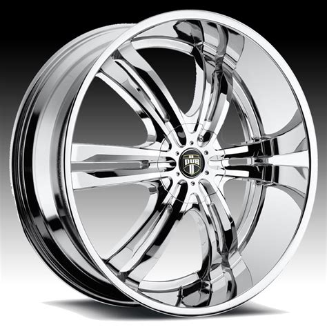 Dub Phase 6 S107 Chrome Custom Wheels Rims - Discontinued Dub Wheels ...