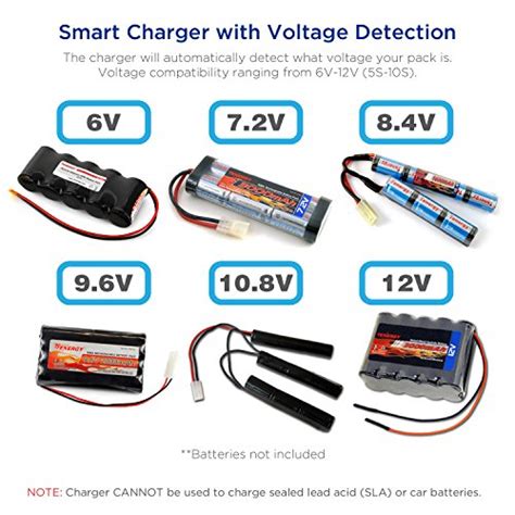 Tenergy Universal RC Battery Charger for NiMH/NiCd 6V-12V Battery Packs ...