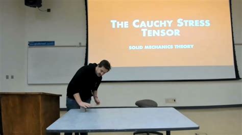 Intro to Continuum Mechanics Lecture 8 | The Cauchy Stress Tensor - YouTube