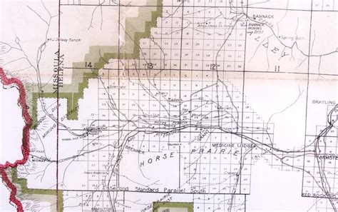 1912 Beaverhead County Montana Map