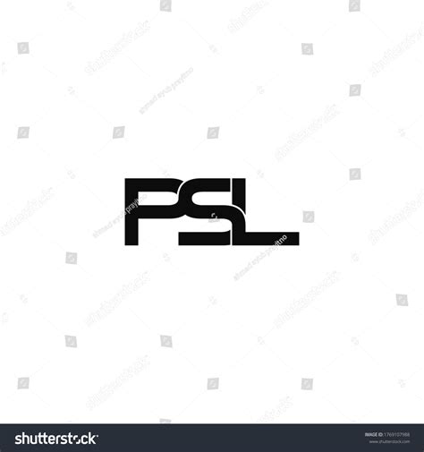 Psl Letter Original Monogram Logo Design Stock Vector (Royalty Free ...