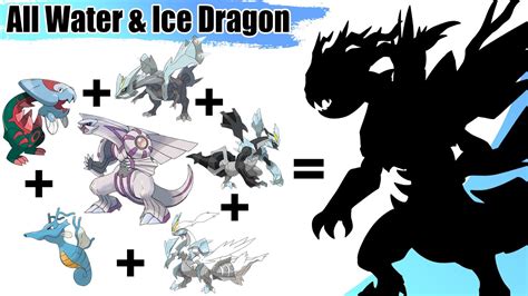 All Water & Ice Dragon Pokémon Fusion (Gen 1 - 8) | All Sharks Pokémon Fusion | Max S - YouTube