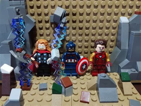 Endgame SPOILER !! Endgame Final Battle Lego MOC (not very good picture quality) | Amazing lego ...