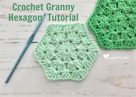 Crochet Granny Hexagon Free Pattern - Crochet For You