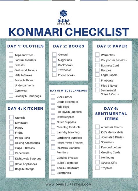 6 Basic Rules of Tidying Up from the Konmari Method by Marie