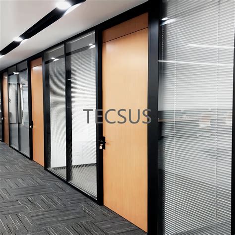 Office Cubicle Operable Framless Modular Single Glazed Layer Glass ...