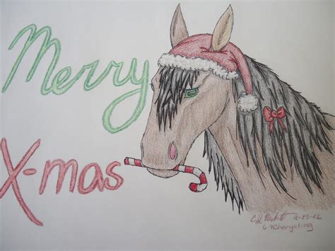 Colored Christmas Horse by 6-9Changeling on DeviantArt