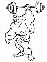 Printable Weightlifting Coloring Pages Pdf Free  Coloringfoldercom sketch template
