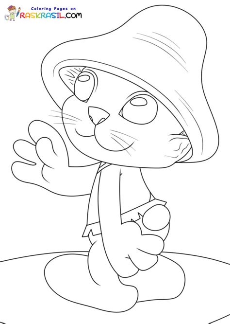 Smurf Cat Coloring Pages