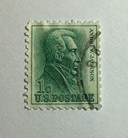 US 1 Cent President Andrew Jackson Postage Stamp 1963 S