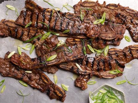 Kalbi (Korean Barbequed Beef Short Ribs) Recipe | Food Network