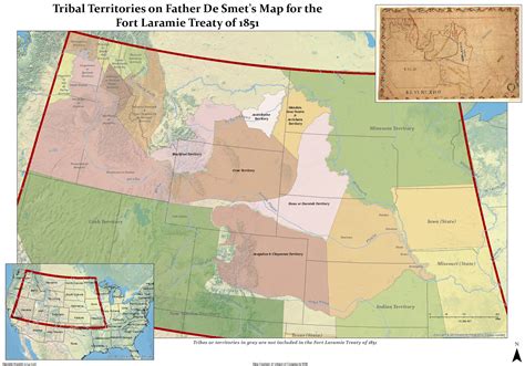 Cheyenne Tribe Map