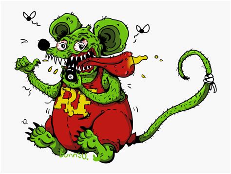 Rat Fink Vector - Transparent Rat Fink Logo , Free Transparent Clipart - ClipartKey