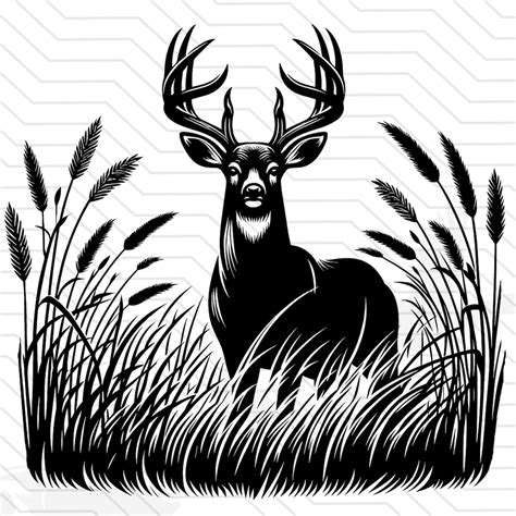 10 Point Buck Svg Whitetail Deer Svg Big Buck Svg American Hunting Svg ...