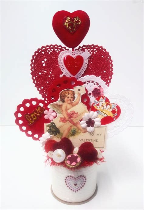 Pin by Susan Skinner on YDay Valentine in 2024 | Diy valentine's day decorations, Vintage ...