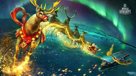 Santa and Reindeer Wallpapers - Top Free Santa and Reindeer Backgrounds ...