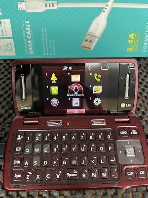 LG enV3 LG-VX9200M Verizon Keyboard QWERTY Flip Phone Red/Maroon Tested ...