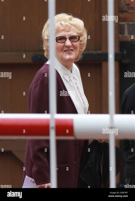 Eileen Derbyshire 'Coronation Street' stars arriving at the Granada Stock Photo, Royalty Free ...