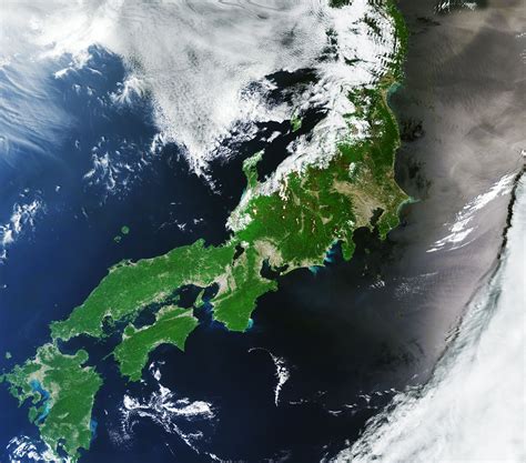 Satellite image of Japan - Earth.com