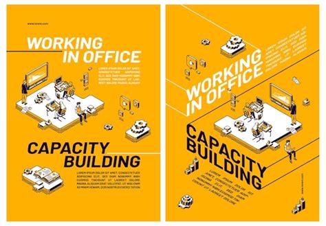 Free Vector | Capacity building by working in office