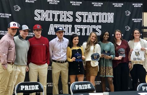 Nine Smiths Station High School student-athletes sign scholarships | The Observer