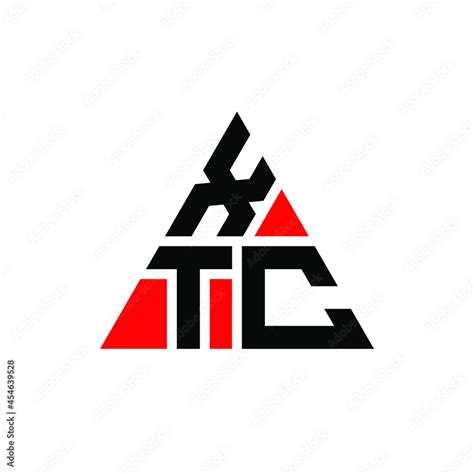 XTC triangle letter logo design with triangle shape. XTC triangle logo design monogram. XTC ...