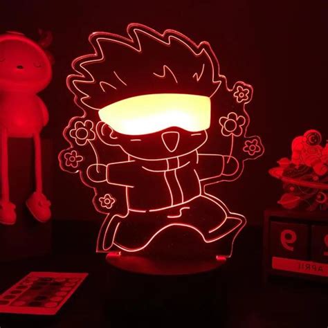 Gojo Satoru Jujutsu Kaisen Night Light LED Lamp, Jujustu Kaisen Anime Lamp, Gojo JJK Anime Art ...