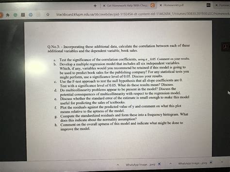 X Get Homework Help With Chegg с X Homework6.pdf X | Chegg.com