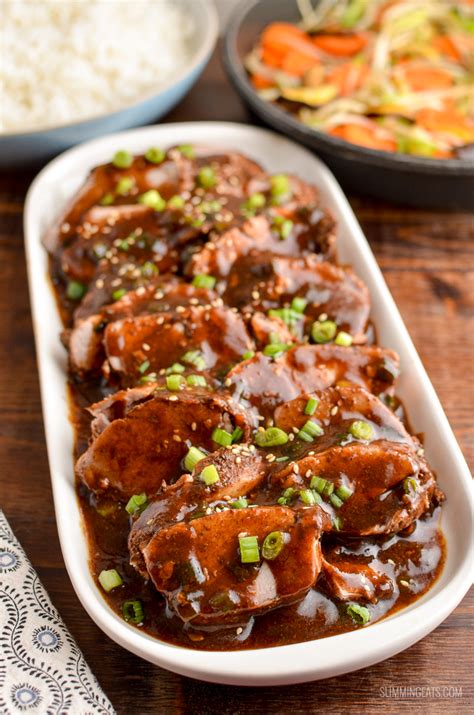 Slow Cooked Teriyaki Pork Tenderloin | Slimming Eats - Weight Watchers ...