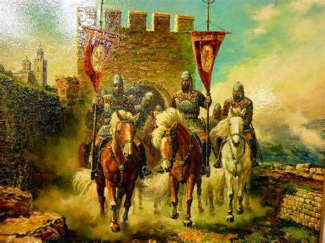 Byzantine Military: Infantry vs. Cavalry : The Byzantine Infantry Square