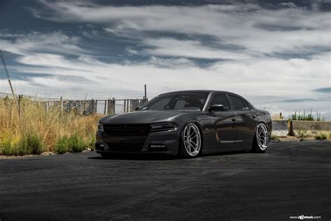 Graphite Black Charger R/T on Chrome Rims by Avant Garde — CARiD.com Gallery