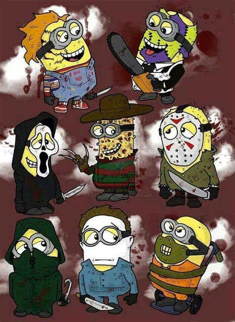 Happy Halloween ! | Horror characters, Horror, Minion illustration