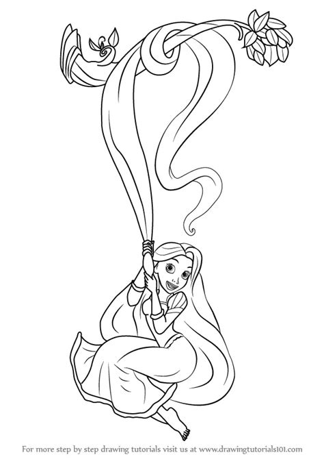 Learn How to Draw Rapunzel from Tangled (Tangled) Step by Step ...