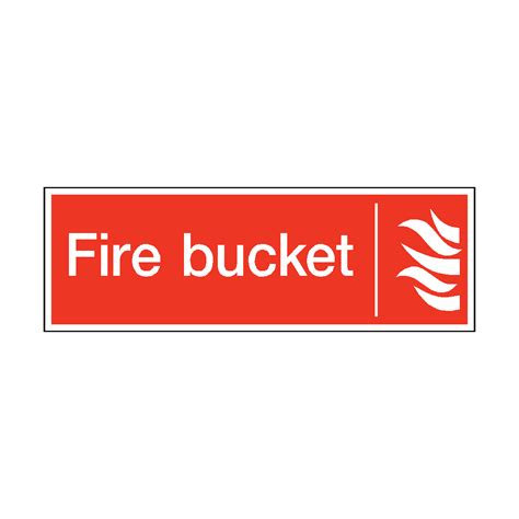 Fire Bucket Safety Sign | PVC Safety Signs