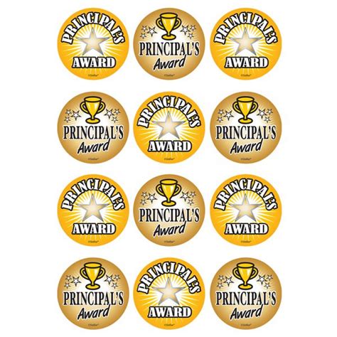 Stellar Merit Stickers - Principal's Award - LJ Harper